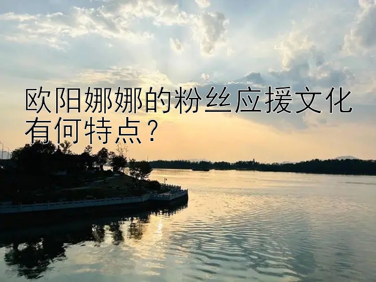 欧阳娜娜的粉丝应援文化有何特点？