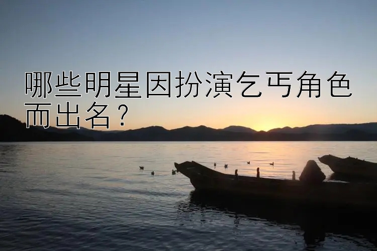 哪些明星因扮演乞丐角色而出名？