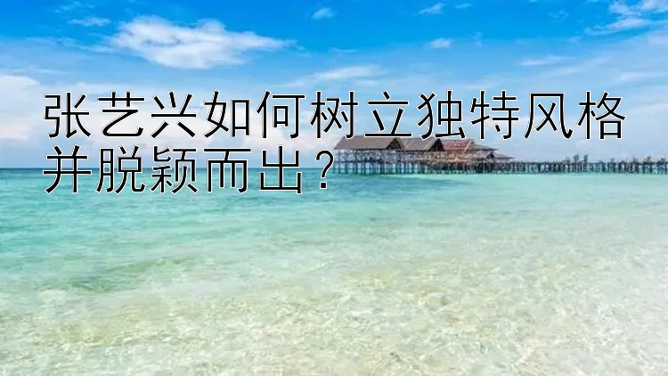 张艺兴如何树立独特风格并脱颖而出？