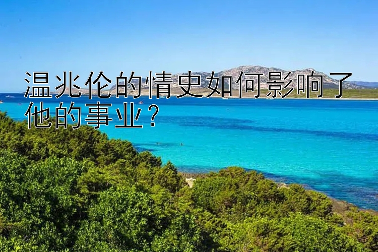 温兆伦的情史如何影响了他的事业？